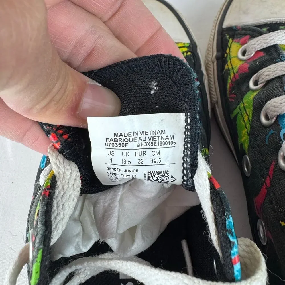 Converse Dinosaur Shoes Boys Size 1